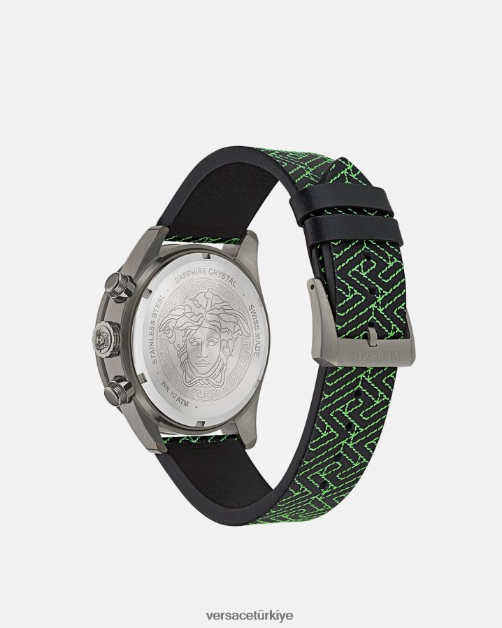Versace greca kubbe krono izle erkekler pnul Aksesuarlar B0HHR81706