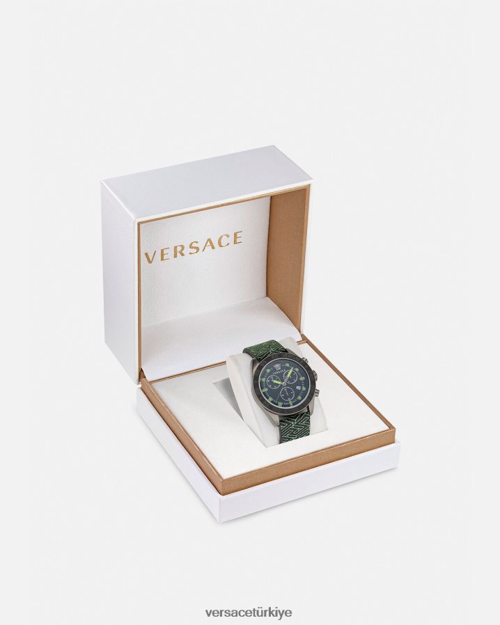 Versace greca kubbe krono izle erkekler pnul Aksesuarlar B0HHR81706