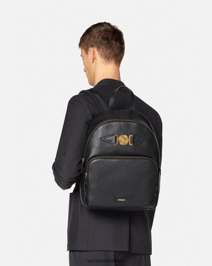 Versace medusa biggie sırt çantası erkekler siyah çanta B0HHR81471