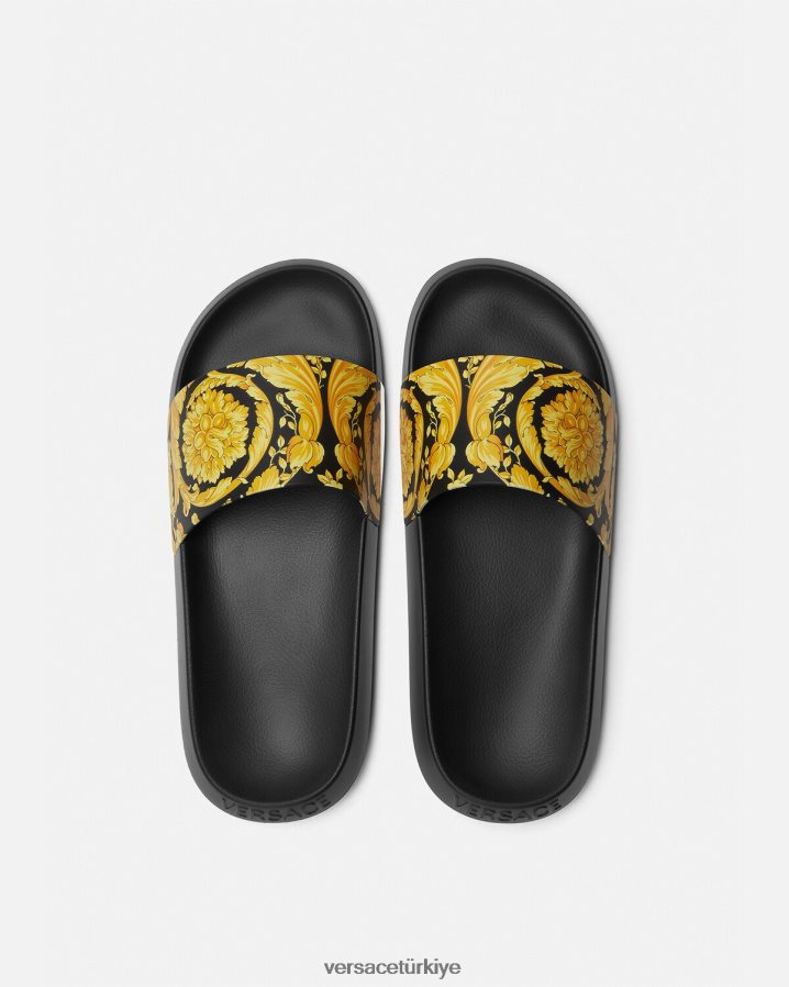 Versace barok kaydırıcılar erkekler Yazdır ayakkabı B0HHR81594