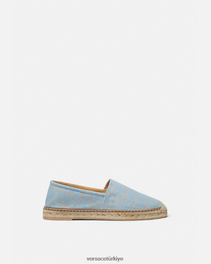 Versace her yerde espadriller erkekler Yazdır ayakkabı B0HHR81564
