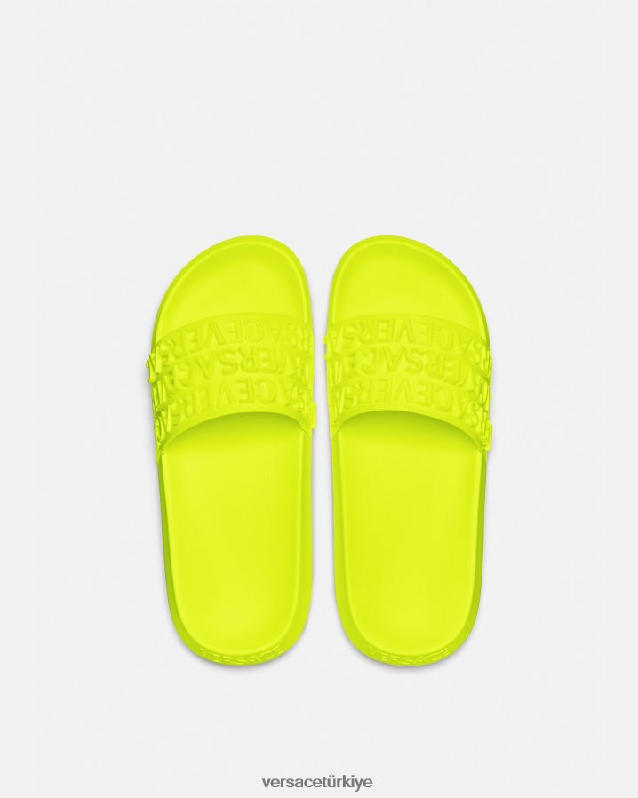 Versace her yerde kaydırıcılar erkekler kireç ayakkabı B0HHR81599