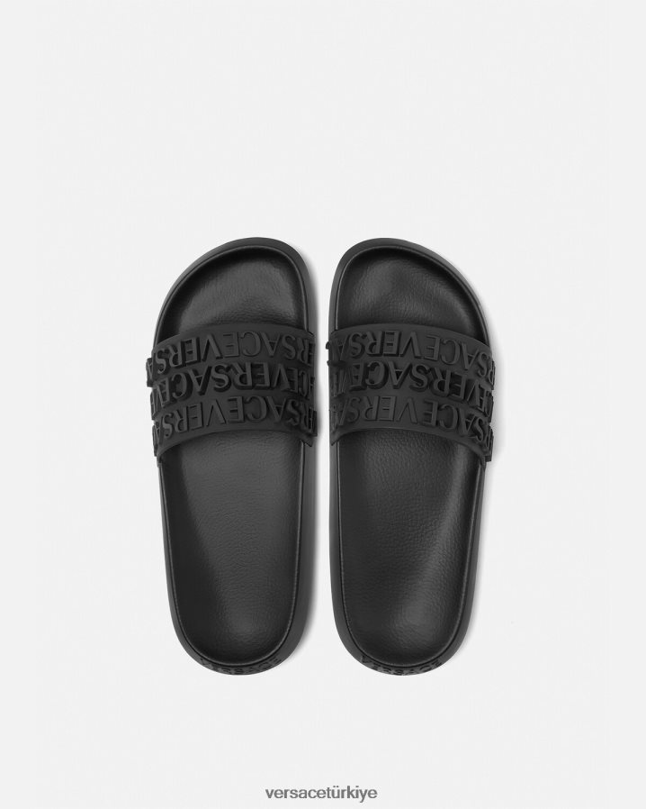 Versace tüm slaytlar erkekler siyah ayakkabı B0HHR81593