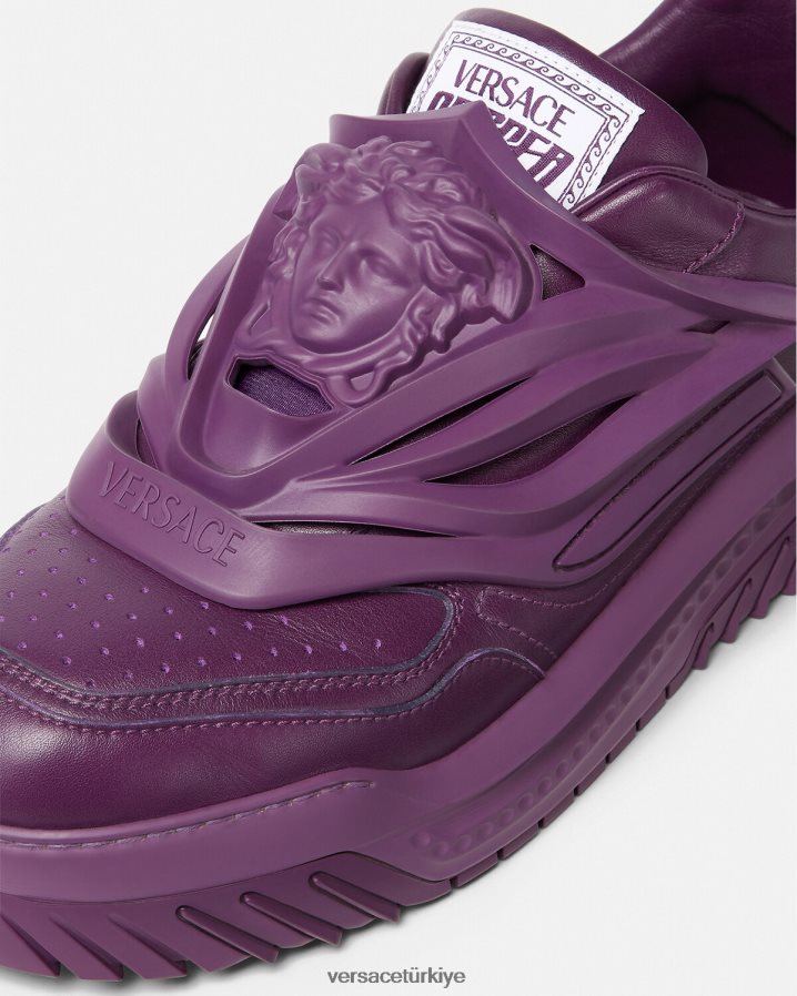 Versace Odissea spor ayakkabıları erkekler menekşe ayakkabı B0HHR81525