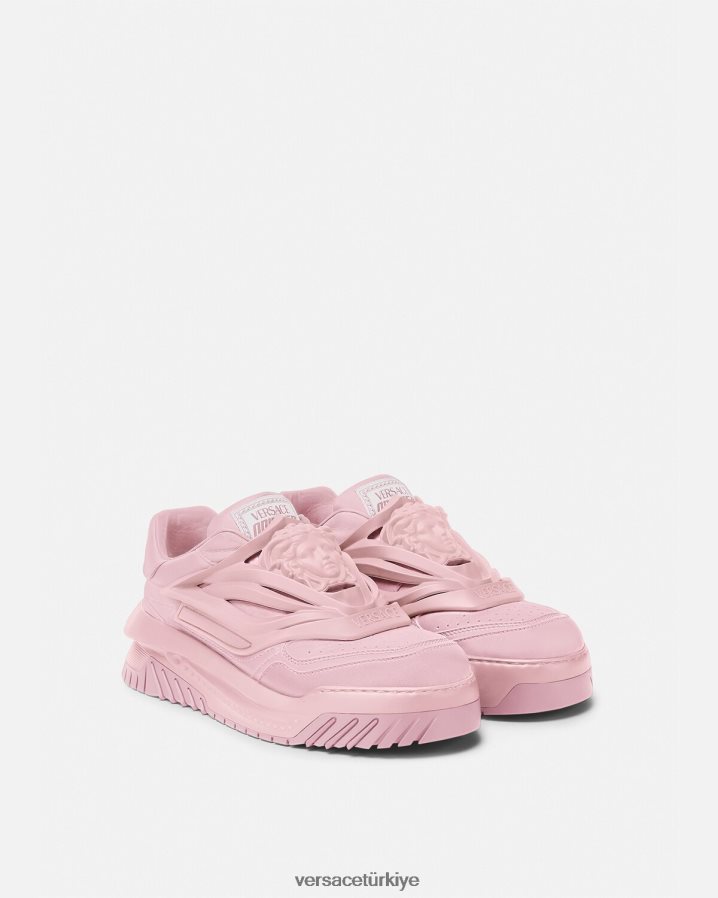 Versace Odissea spor ayakkabıları erkekler pembe ayakkabı B0HHR81523