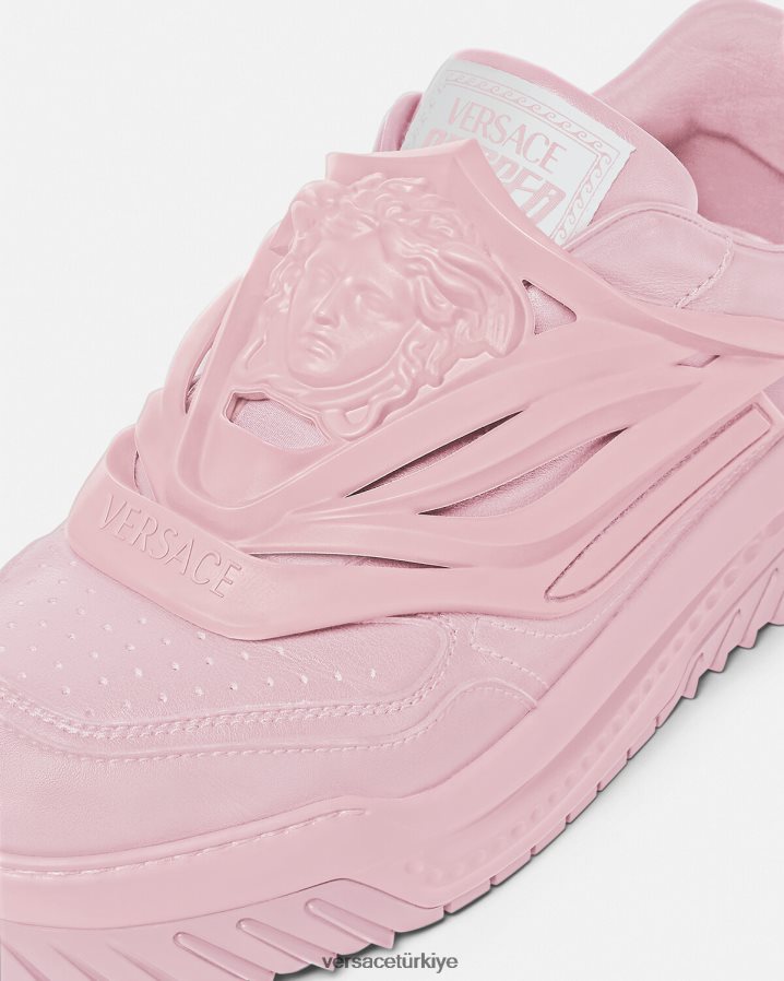 Versace Odissea spor ayakkabıları erkekler pembe ayakkabı B0HHR81523