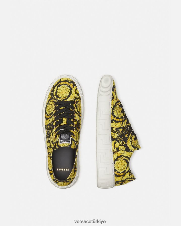 Versace barocco greca eğitmenleri erkekler Yazdır ayakkabı B0HHR81553