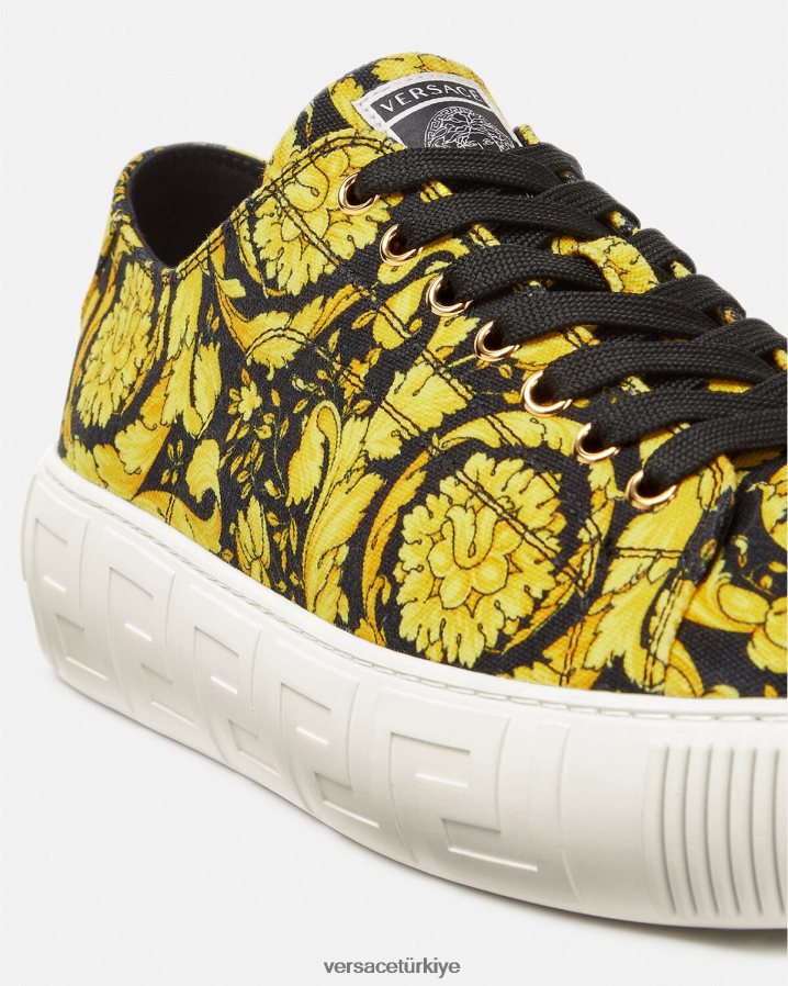 Versace barocco greca eğitmenleri erkekler Yazdır ayakkabı B0HHR81553
