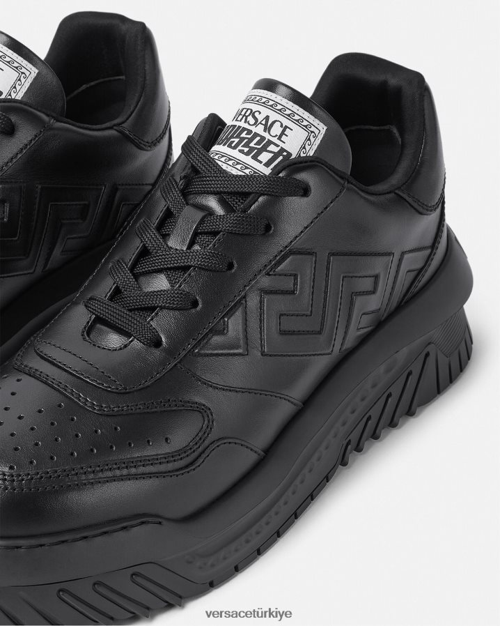 Versace greca odissea spor ayakkabı erkekler siyah ayakkabı B0HHR81517