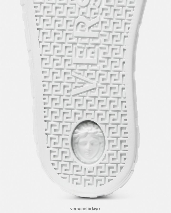 Versace üniversite greca eğitmenleri erkekler tek renk ayakkabı B0HHR81557
