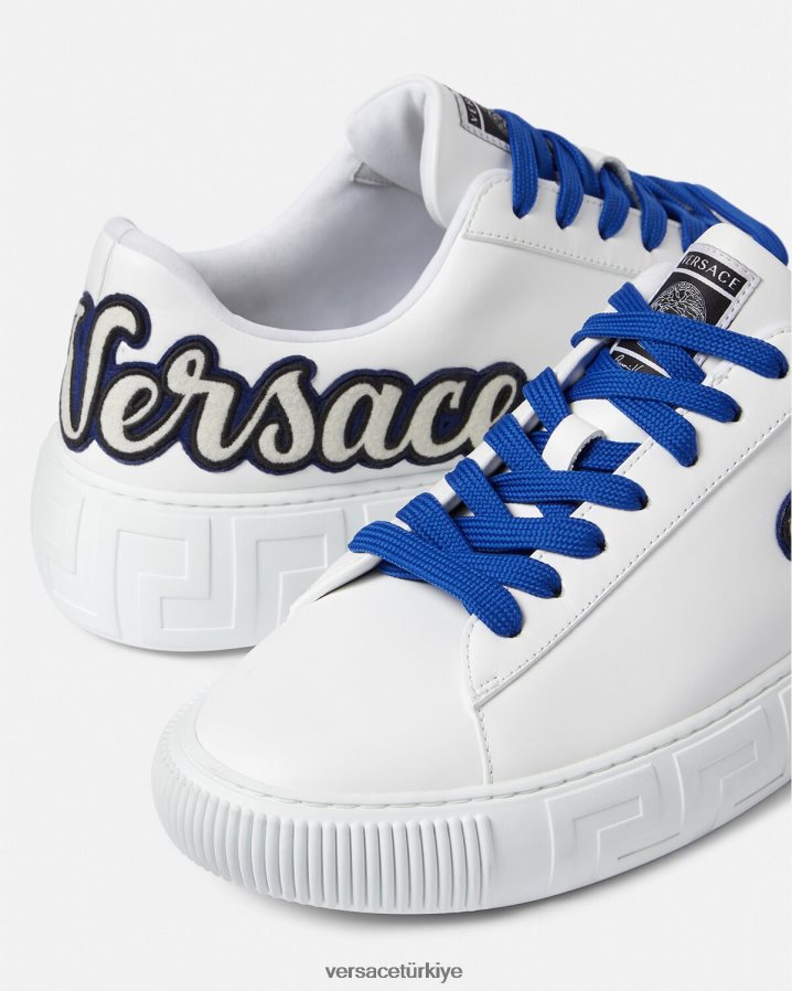 Versace üniversite greca eğitmenleri erkekler tek renk ayakkabı B0HHR81557