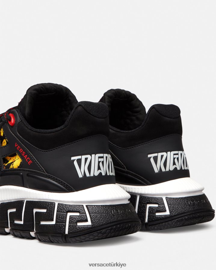 Versace trigreca spor ayakkabı erkekler Yazdır ayakkabı B0HHR81528