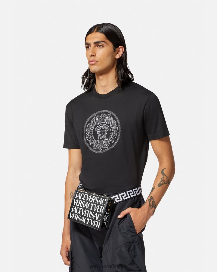 Versace bel çantası erkekler Yazdır çanta B0HHR81501