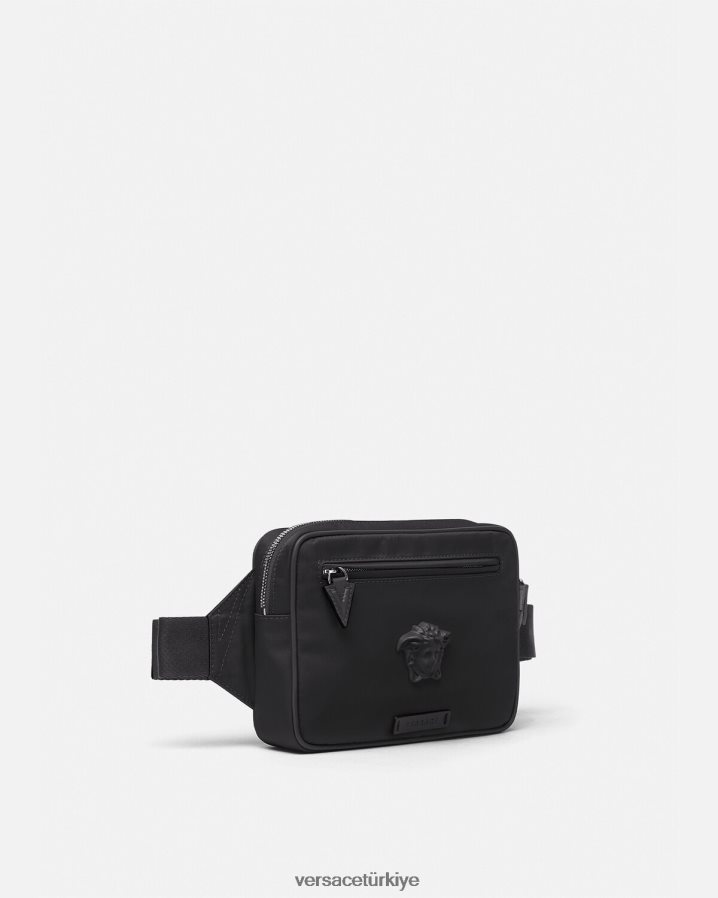 Versace la medusa bel çantası erkekler siyah çanta B0HHR81492