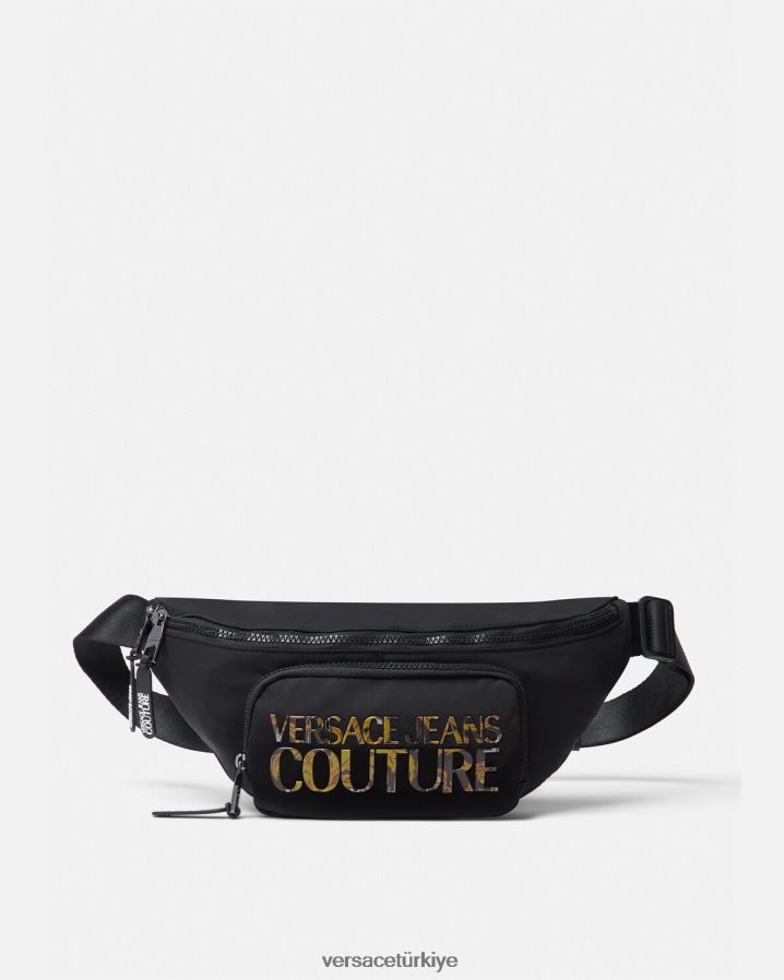 Versace logolu bel çantası erkekler çok renkli çanta B0HHR82493