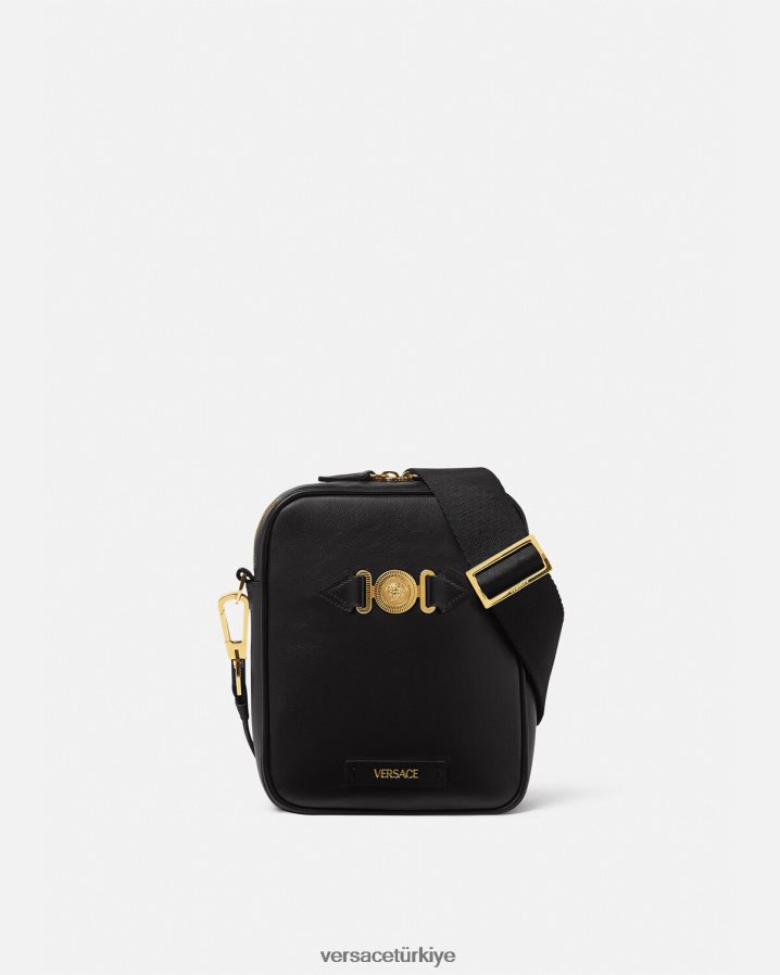 Versace medusa biggie çapraz askılı çanta erkekler siyah çanta B0HHR81469