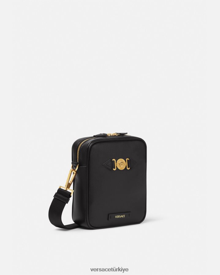 Versace medusa biggie çapraz askılı çanta erkekler siyah çanta B0HHR81469
