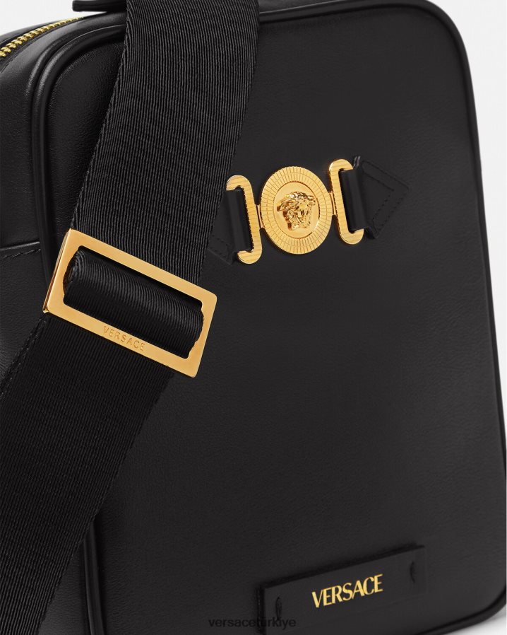 Versace medusa biggie çapraz askılı çanta erkekler siyah çanta B0HHR81469