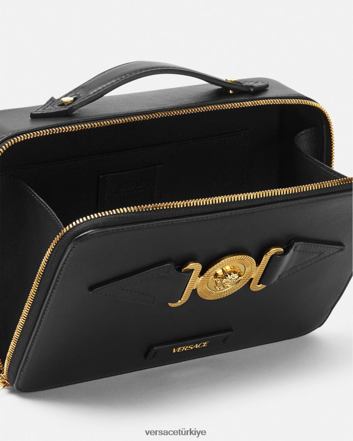 Versace medusa biggie askılı çanta erkekler siyah çanta B0HHR81468