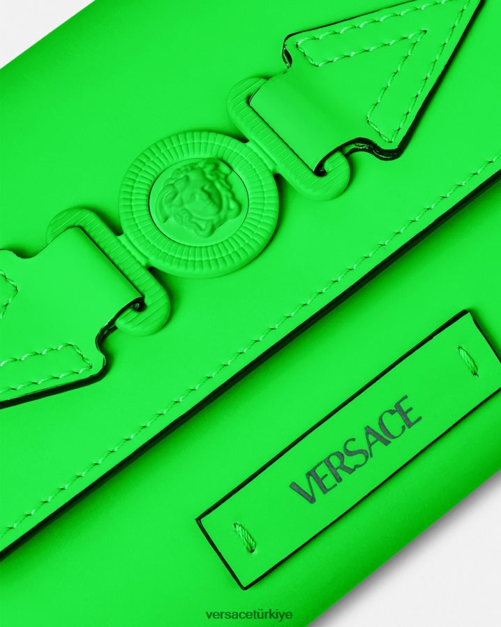 Versace medusa biggie bel çantası erkekler yeşil çanta B0HHR81473
