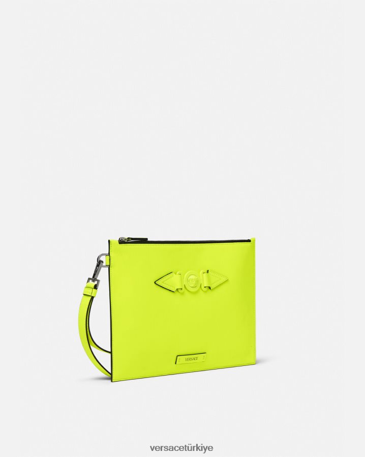 Versace medusa biggie kese erkekler sarı çanta B0HHR81472