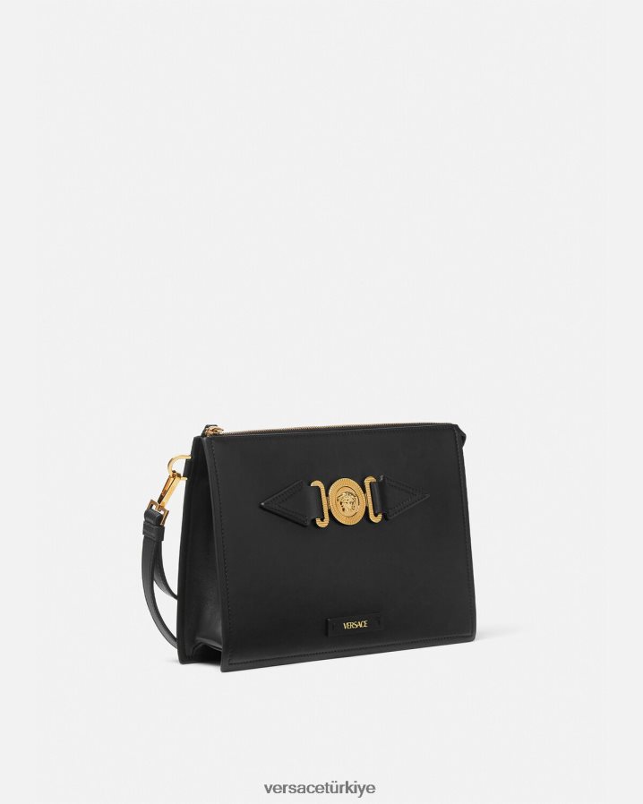 Versace medusa biggie kese erkekler siyah çanta B0HHR81466