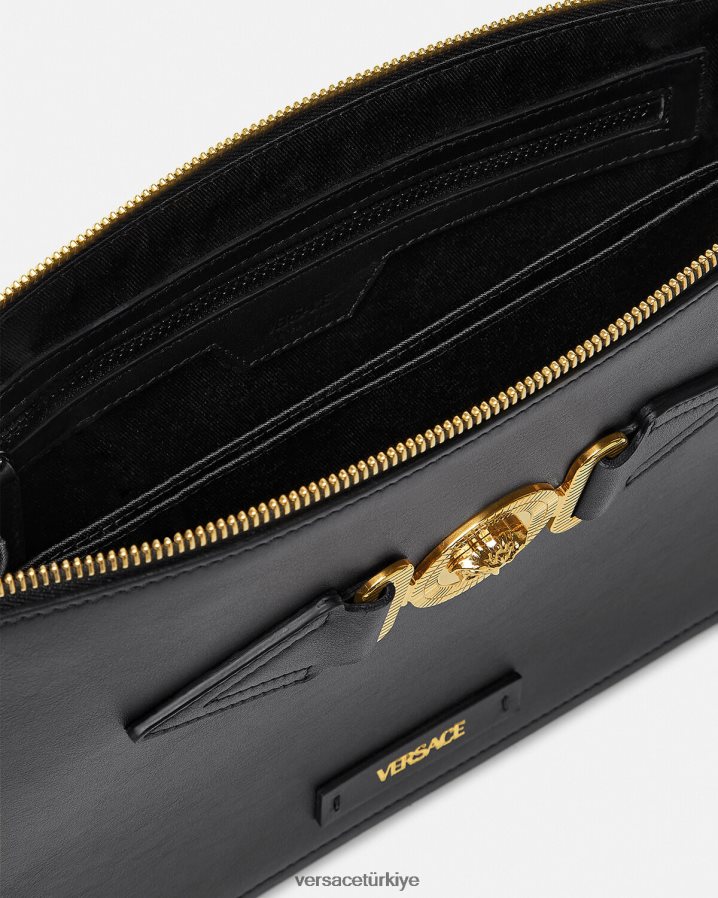 Versace medusa biggie kese erkekler siyah çanta B0HHR81466
