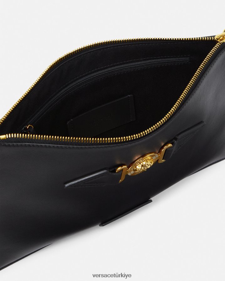 Versace medusa biggie kese erkekler siyah çanta B0HHR81467