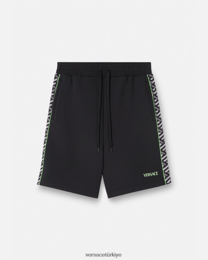 Versace la greca naylon spor şortu erkekler Yazdır Giyim B0HHR81459