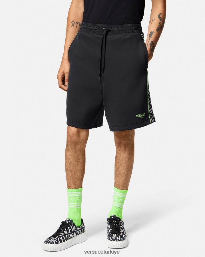 Versace la greca naylon spor şortu erkekler Yazdır Giyim B0HHR81459