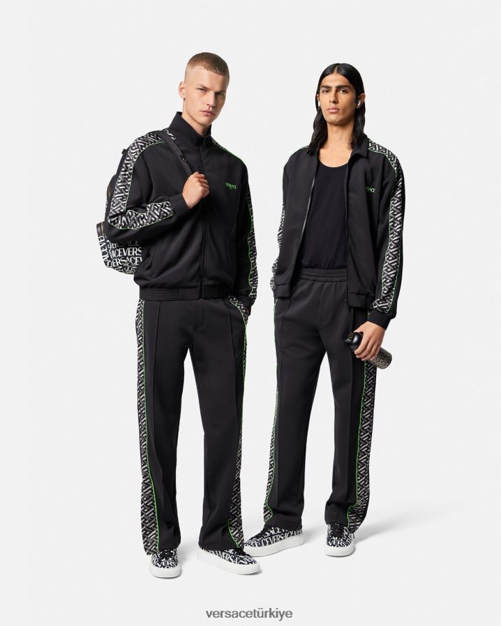 Versace la greca naylon spor salonu eşofman altı erkekler Yazdır Giyim B0HHR81457