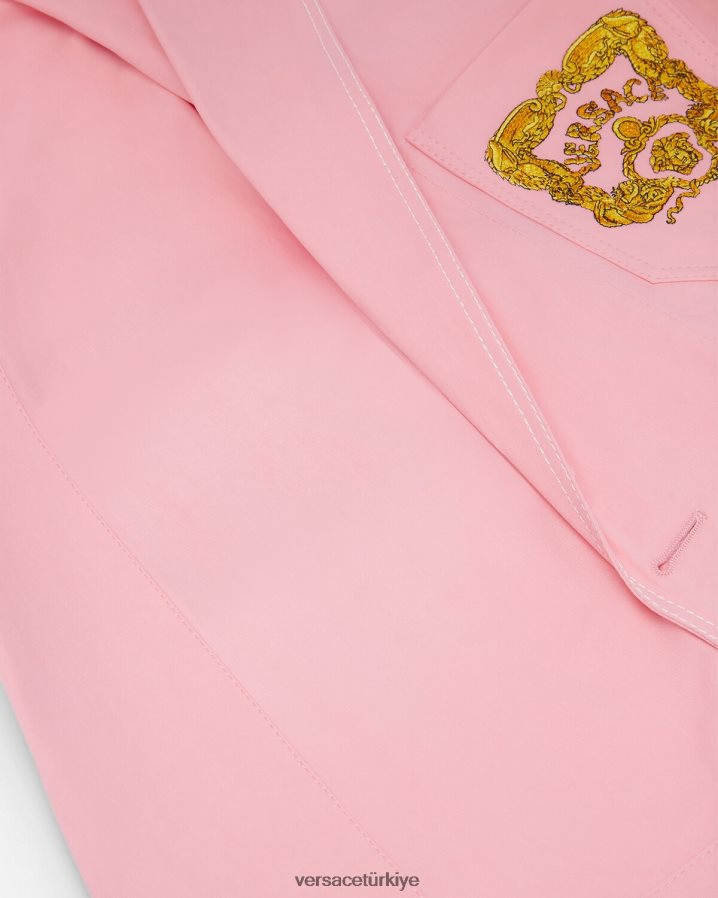 Versace deniz kabuğu barok blazer erkekler pembe Giyim B0HHR81268