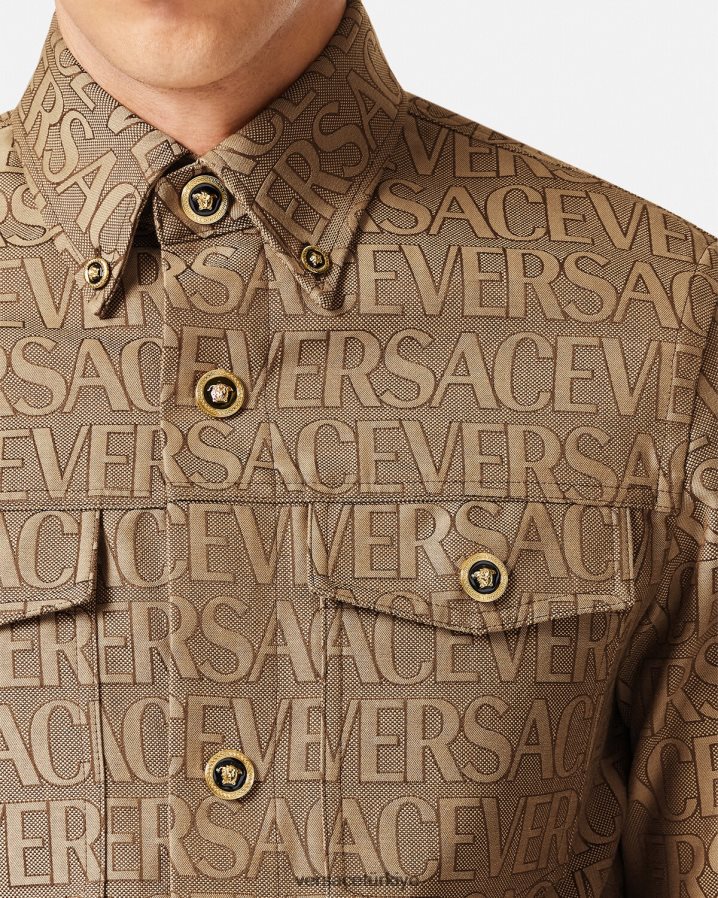 Versace boydan boya ceket erkekler Yazdır Giyim B0HHR81217