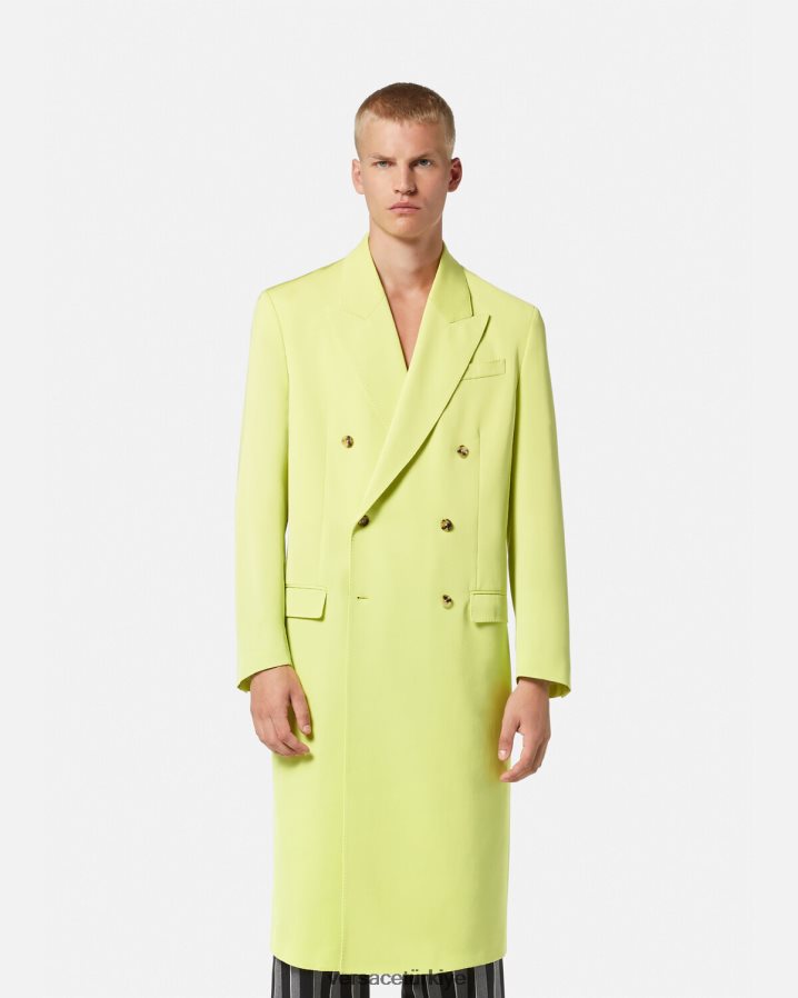 Versace kruvaze ceket erkekler kireç Giyim B0HHR81233