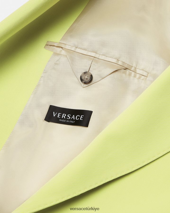 Versace kruvaze ceket erkekler kireç Giyim B0HHR81233