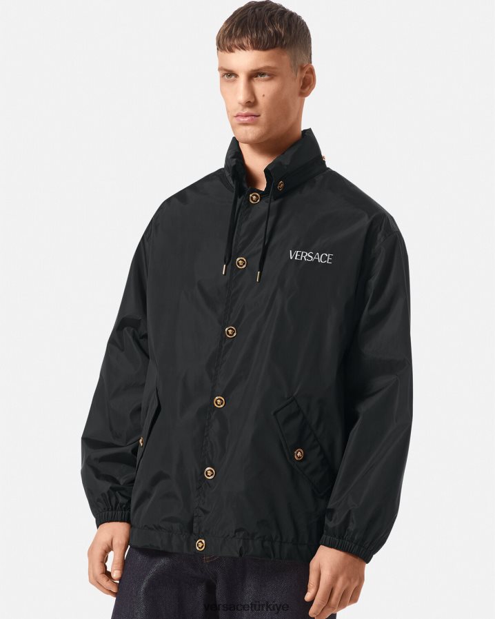Versace medusa ceket erkekler siyah Giyim B0HHR81249