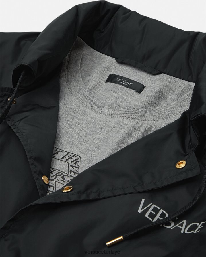 Versace medusa ceket erkekler siyah Giyim B0HHR81249