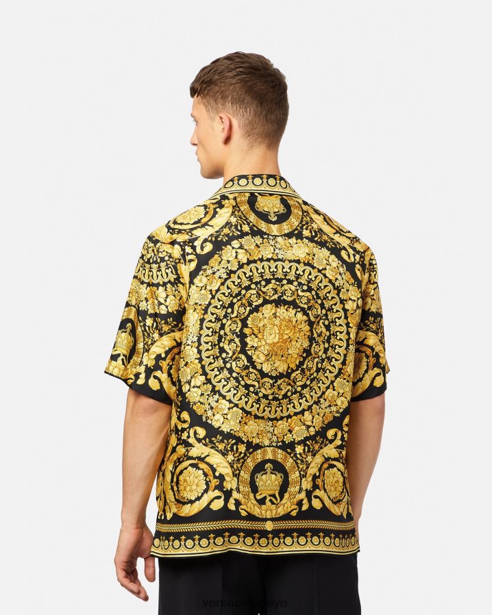 Versace barok ipek gömlek erkekler Yazdır Giyim B0HHR81297