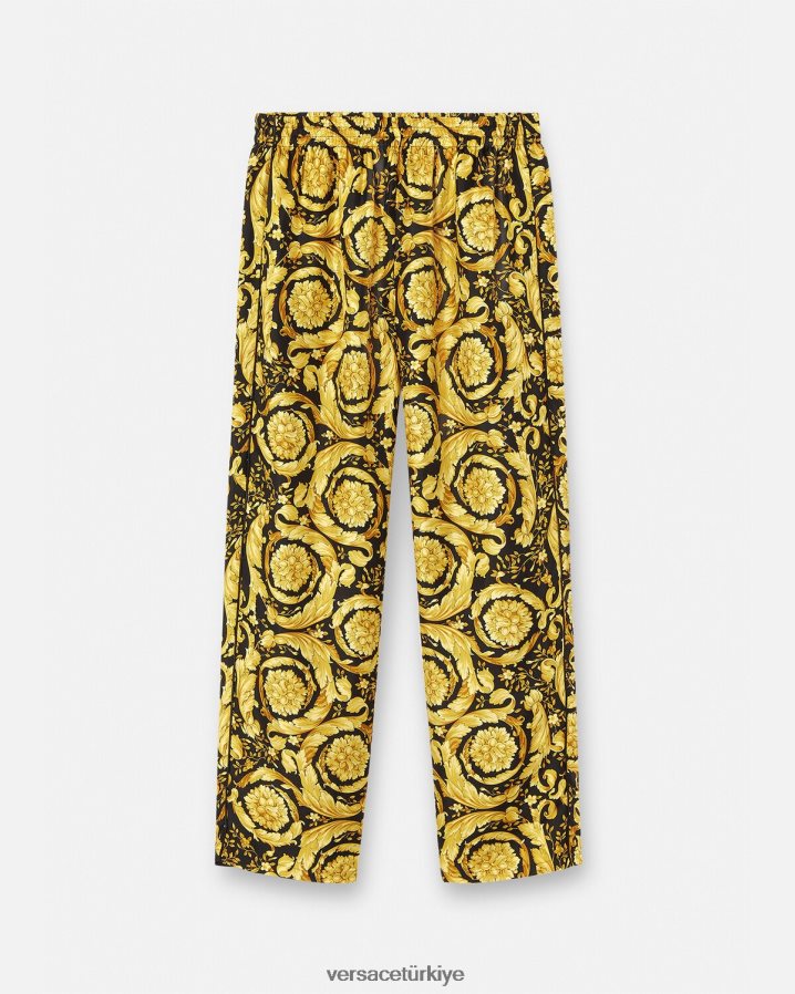 Versace barok desenli ipek pijama altı erkekler Yazdır iç çamaşırı ve plaj kıyafeti B0HHR81736