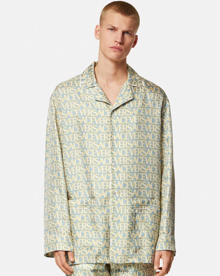 Versace boydan boya pijama üstü erkekler Yazdır iç çamaşırı ve plaj kıyafeti B0HHR81729