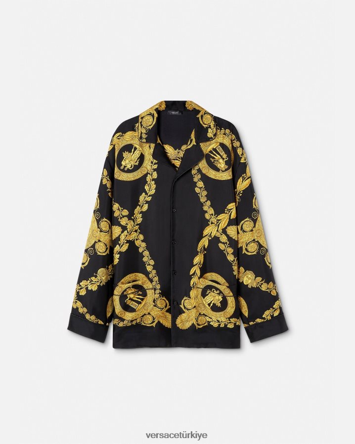 Versace maschera barok pijama üstü erkekler Yazdır iç çamaşırı ve plaj kıyafeti B0HHR81741