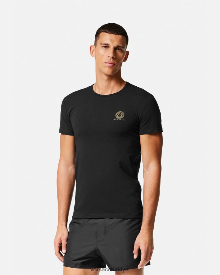 Versace medusa fanila erkekler siyah iç çamaşırı ve plaj kıyafeti B0HHR81732