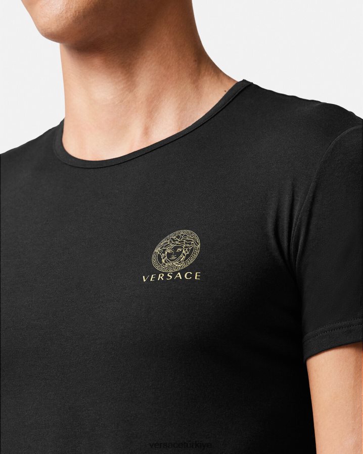 Versace medusa fanila erkekler siyah iç çamaşırı ve plaj kıyafeti B0HHR81732