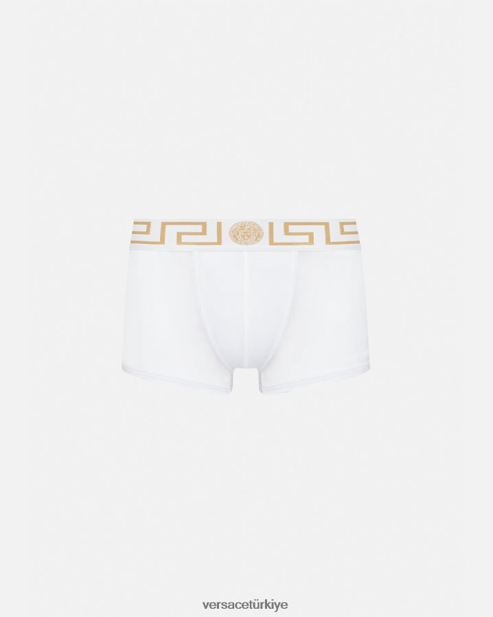 Versace yunan sınırı gövdeleri erkekler Beyaz altın iç çamaşırı ve plaj kıyafeti B0HHR81758