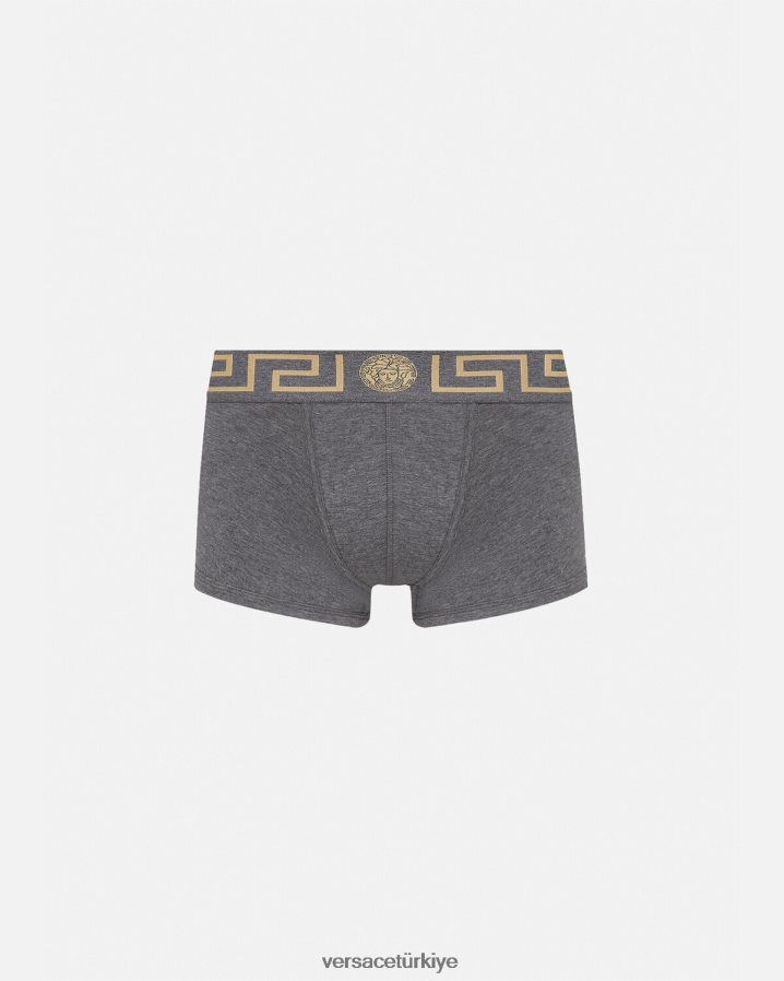 Versace yunan sınırı gövdeleri erkekler gri iç çamaşırı ve plaj kıyafeti B0HHR81759