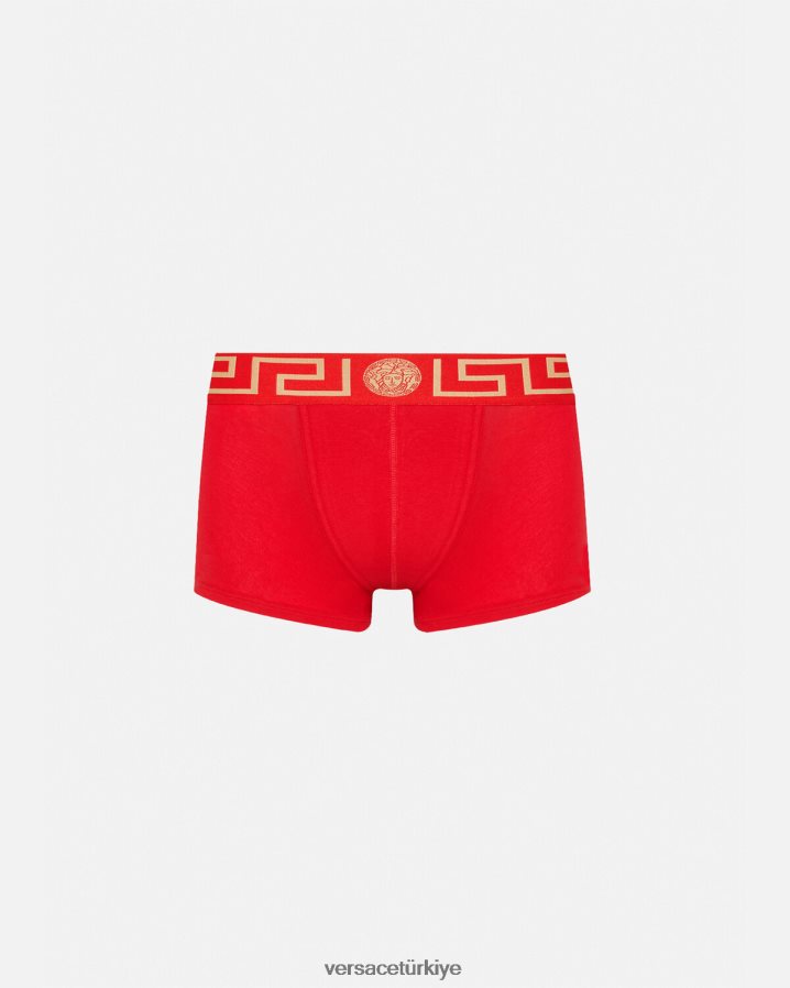 Versace yunan sınırı gövdeleri erkekler kırmızı iç çamaşırı ve plaj kıyafeti B0HHR81754