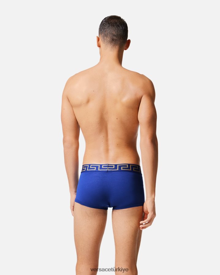 Versace yunan sınırı gövdeleri erkekler mavi iç çamaşırı ve plaj kıyafeti B0HHR81757