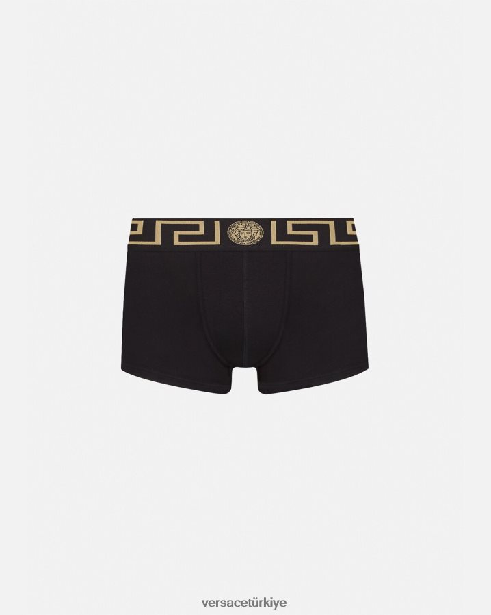 Versace yunan sınırı gövdeleri erkekler siyah iç çamaşırı ve plaj kıyafeti B0HHR81755