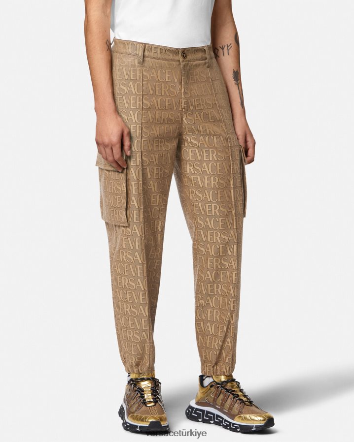 Versace allover kargo pantolon erkekler Yazdır Giyim B0HHR81437