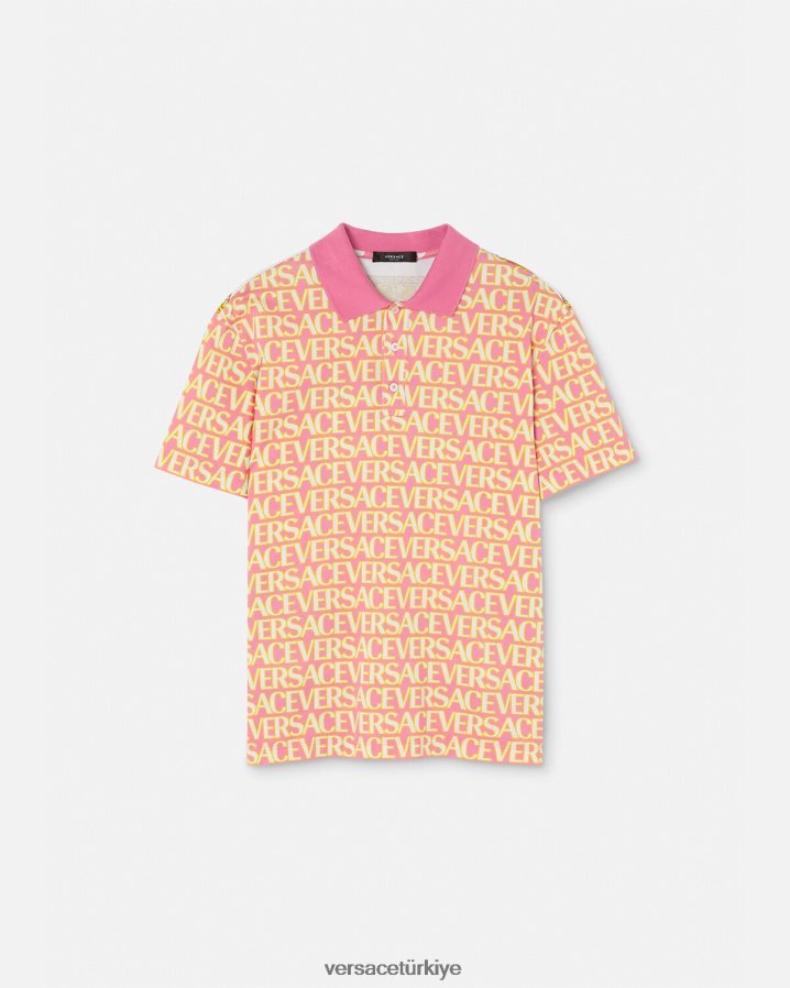 Versace genel olarak kısa kollu polo erkekler Yazdır Giyim B0HHR81356